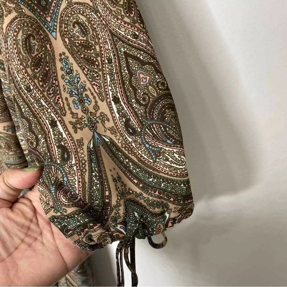 ALEXIA ADMOR Paisley Print Off-the-Shoulder Dress - Size M - NWT - Picture 10 of 14